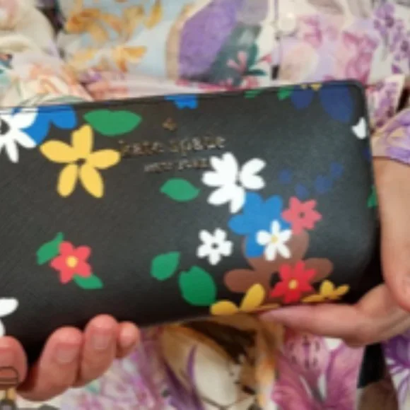 Kate Spade Staci Medium Satchel and Floral Wallet SET - NWT